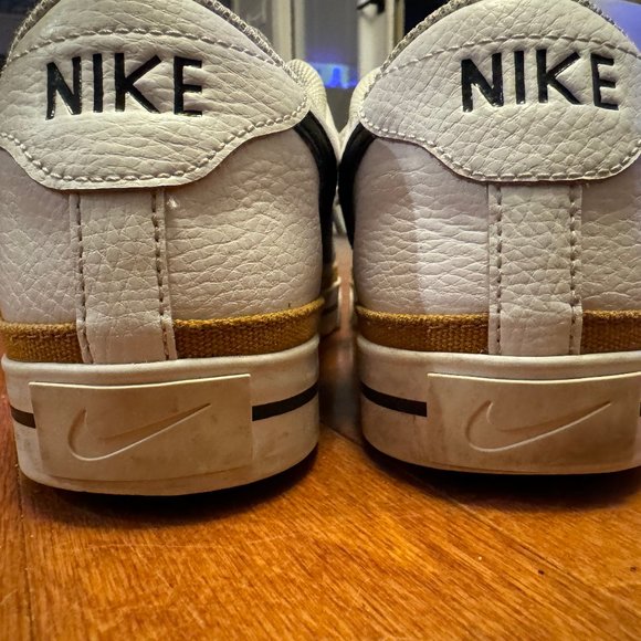 Nike Court Legacy Shoes | White/Desert Ochre/Black | 10.5m / 12w - Picture 11 of 15